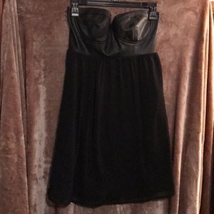 BILLABONG BLACK STRAPLESS DRESS